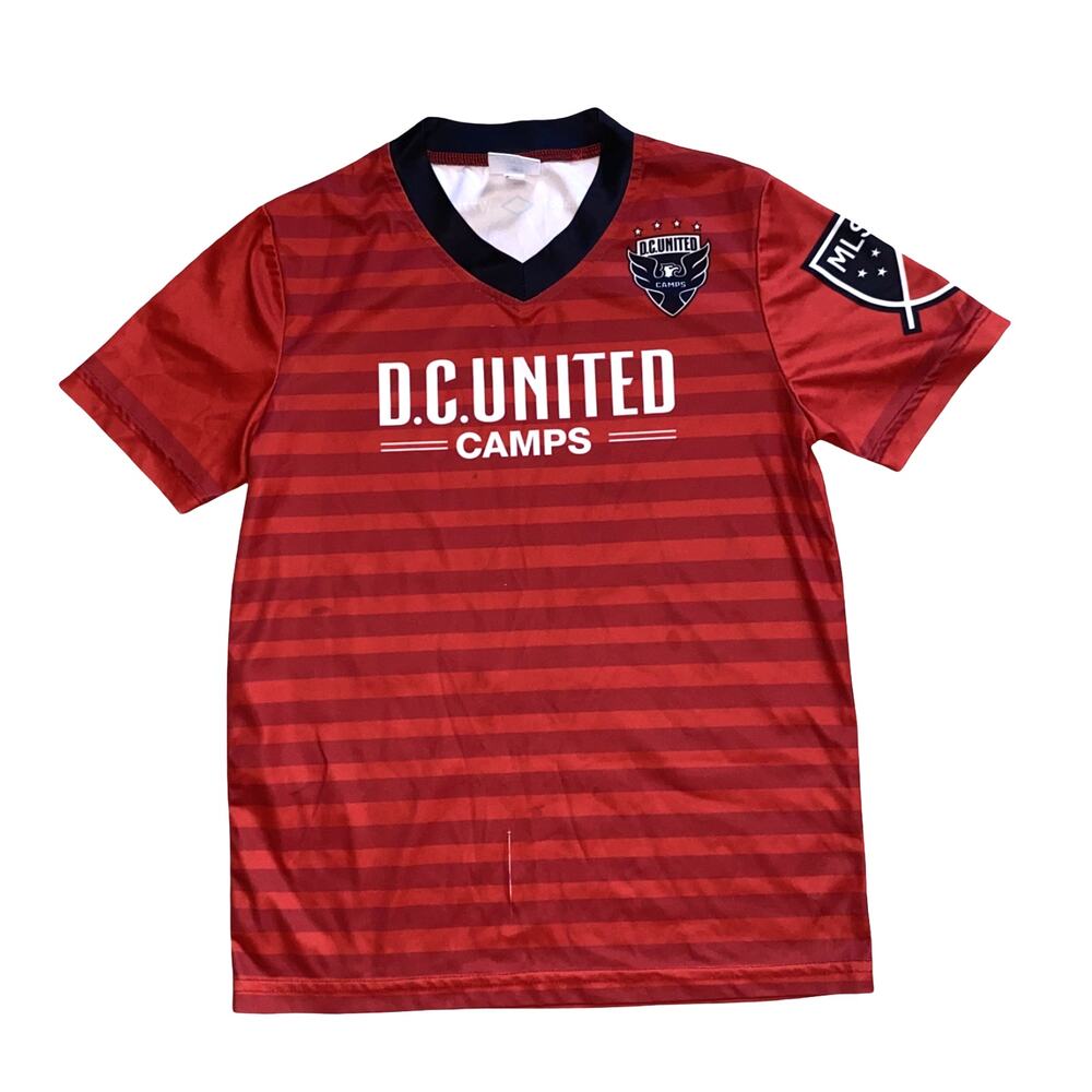 All Pro Team Sports D.C. United Camps Youth T-Shirt Red Graphic Tee Size Small